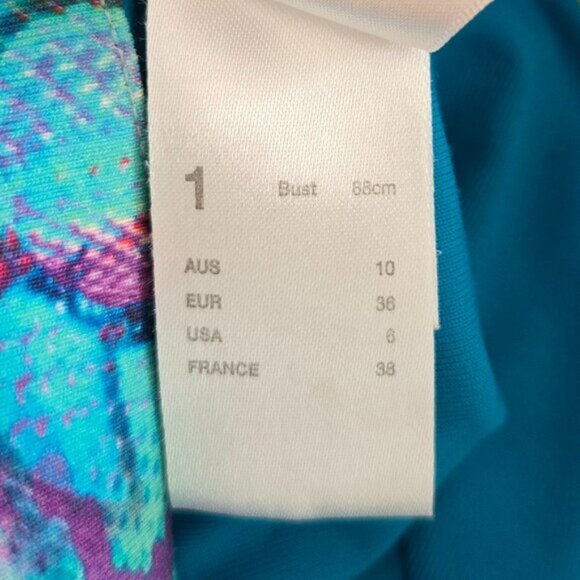 RARE! Camilla Tides Of Aurora Soft Bra Bralette Crop Top Size 1 Small b53E - Picture 8 of 9